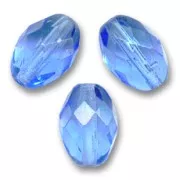 Aceitunas facetadas 11x8 mm Light Sapphire x20