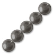 Perladas PureCrystal 5810 6 mm Dark Grey Pearl x10