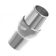 Cierre magnético para cordón 4 mm Acero inoxidable x1