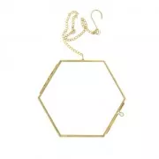 Marco de fotos para colgar en la pared - de vidrio y metal 150x130x7mm x1