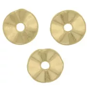 Arandelas entrepiezas irregulares 10 mm dorado x 10