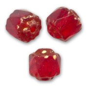 Facetadas Antiguas  6 mm Light Siam Dark Bronce x20|raw }}