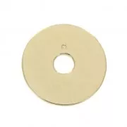 Medalla redonda calada étnico 20 mm Chapado de Oro 3 micras x1