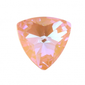 Cabuchón triángulo PureCrystal 4799 9 mm Crystal Peach Delite x 1
