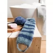 Creative Bubble - Hilo para ganchillo DIY Esponja tawashi Azul x50g