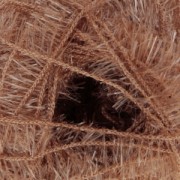 Creative Bubble - Hilo para ganchillo DIY Esponja tawashi Marrón x50g