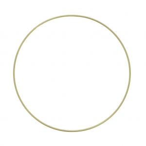 Círculo desnudo de metal para atrapasueños suspensión y lámparas 25cm dorado envej