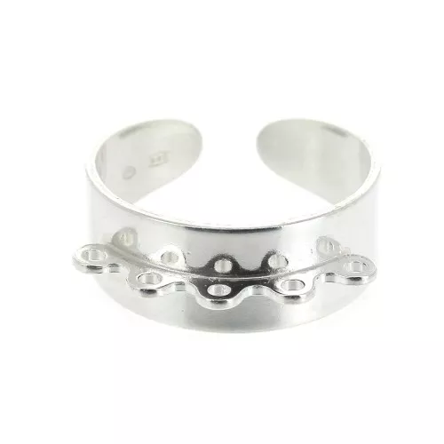 Anillo 5 anillas Plata 925 x1