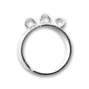 Anillo 3 anillas Plata 925 x1