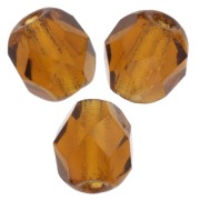 Facetadas 4 mm Dark Topaz  x50|raw }}
