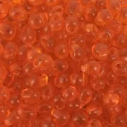 Mini-gotas Miyuki 3.4 mm DP138 - Transparent Naranja x8g