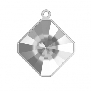 Engaste colgante para PureCrystal Kaleidoscope Square 4499 10 mm rodiado x1