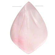 Pétalo de nácar de 14 x 10 mm - Rosa x1