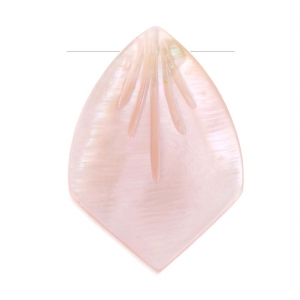 Pétalo de Nácar 14.5x10 mm Rosa x1