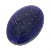 Cabuchón ovalado piedra ranura para macramé 25x18 mm Lapis Lazuli x1|raw }}