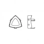 Engaste garras para PureCrystal Kaleidoscope Triangular 4799 9 mm oro claro x1