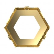 Engaste garras para PureCrystal Kaleidoscope Hexágono 4699 14 x 16 mm dorado x1|raw }}
