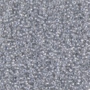 Rocalla Miyuki 15/0 1105 - Crystal Spkl Silver Gray Lined