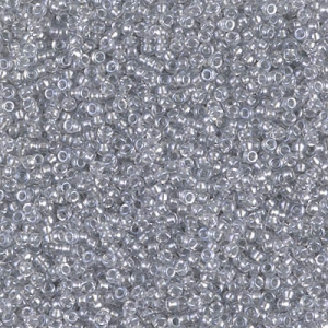 Rocalla Miyuki 15/0 1105 - Crystal Spkl Silver Gray Lined