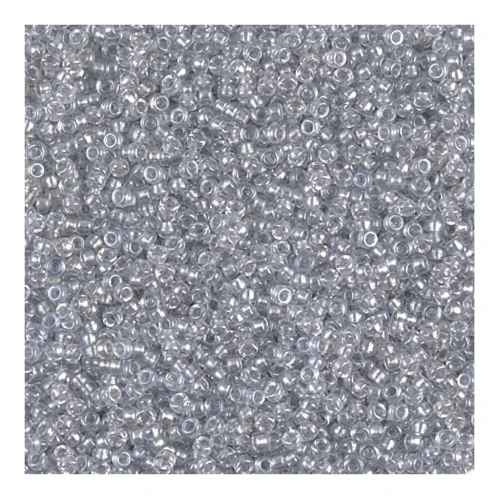 Rocalla Miyuki 15/0 1105 - Crystal Spkl Silver Gray Lined