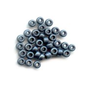 Rocalla Miyuki 15/0 2001 - Mat Gunmetal Metallic luster (Ex MR15/1254) x8g