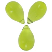 Gotas 6x9 mm Olivino  x25