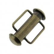 Cierre corredizo para tejido de cuentas 16.5 mm bronce x1|raw }}