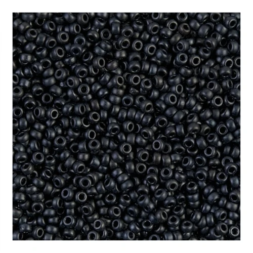 Rocalla Miyuki 11/0 2010 - Metallic Charcoal Mat