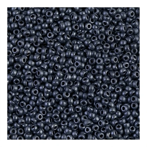 Rocalla Miyuki 11/0 2011 - Metallic Gunmetal Mat