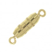 Cierre rosca 10 mm Dorado con oro fino x1