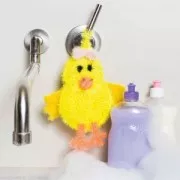 Creative Bubble - Hilo para ganchillo para estropajos Naranja fluo x50g