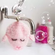 Creative Bubble - Hilo para ganchillo para estropajos Fucsia fluo x50g