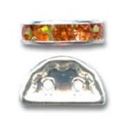 Rondel Media Luna 14x8 mm plateado Topaz x1|raw }}