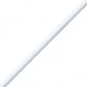 Hilo elástico recubierto para pulsera 3 mm Blanco x 1 m