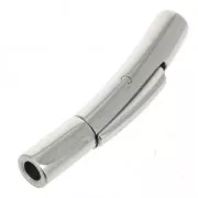 Cierre clip 25x4 mm para cordón 2 mm Acero inoxidable x1