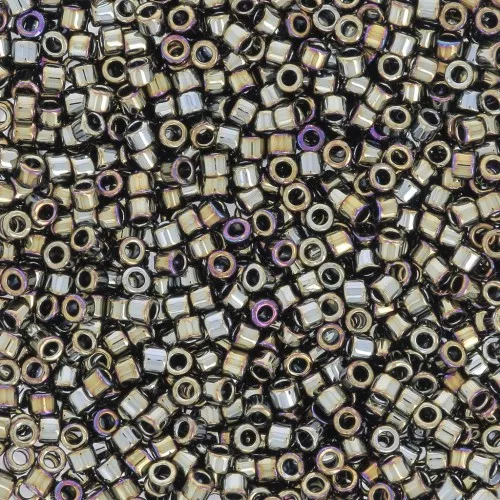 Miyuki Delica 11/0 DB0026 - Metallic Steel Iris
