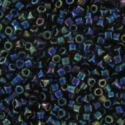 Miyuki Delica 11/0 DB0005 - Azul iris metalizado jaspeado x8 g