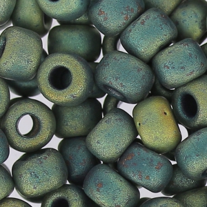 Rocalla Miyuki 6/0 2008 - Metallic Patina Iris Mat