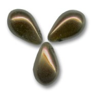 Gotas nacaradas 6x10 mm Dark Khaki x20|raw }}