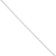 Cadena eslabón trenza 1.1 mm de Plata 925 x50 cm|raw }}
