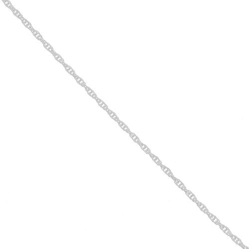 Cadena eslabón trenza 1.1 mm de Plata 925 x50 cm
