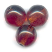 Cuentas redondas 8 mm Smoked Topaz x20