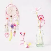 Kit de manualidades para niños Rico Design - Girly - 100 piezas x1