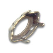 Engaste navette PureCrystal 10x5 mm bronce
