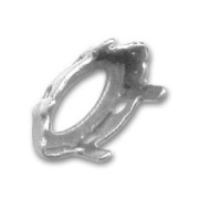 Engaste navette PureCrystal 10x5 mm plateado envejecido|raw }}