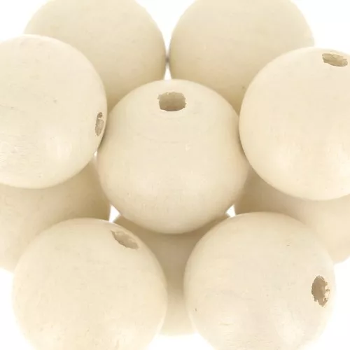 Redondas de madera 15 mm Naturel x5
