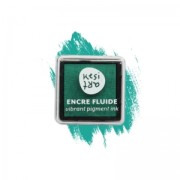 Tinta para sello - Tinta líquida con pigmento - Azul Sarcelle - Kesi Art x1