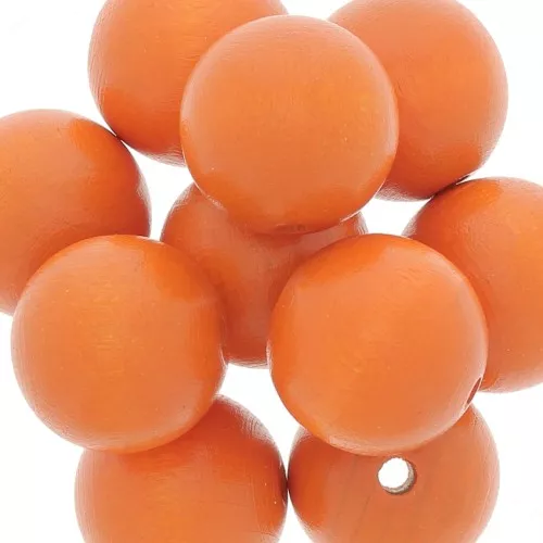 Redonda de madera 20 mm Naranja x5