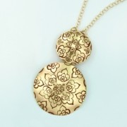 Surtido de 4 sellos metálico ImpressArt 9.5 y 4 mm Mandala - modelo 5