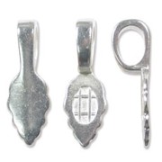 Enganche colgante para pegar 25 mm plateado x1|raw }}